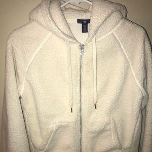 Gap Sherpa zip sweater